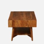 Kona Retro Solid Wood Storage Coffee Table - Image 5