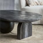 Meda Solid Wood Pedestal Coffee Table - Image 2