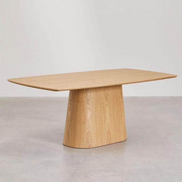 Kira Solid Wood Rectangular 6-8 Seater Dining Table - Image 2