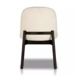Harry Solid Wood Armless Upholstered Dining Chair - Image 6