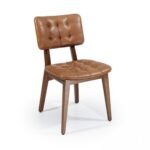 Nexus Solid Wood Upholstered Dining Chair - Image 6