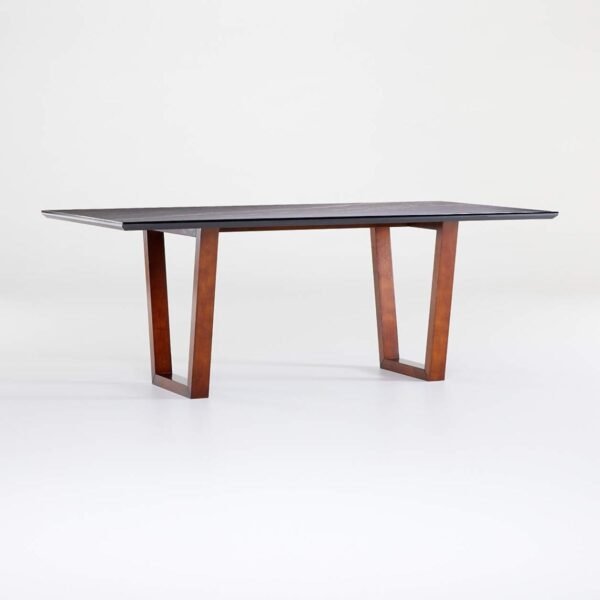 Gimo Solid Wood and Marble Top 8-10 Seater Dining Table - Image 2