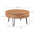 Swoon Solid Wood Storage Coffee Table - Image 7