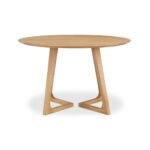 Weston Solid Wood Round Modern 4-Seater Dining Table - Image 6