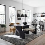 Duke Solid Wood Black 8-Seater Dining Table