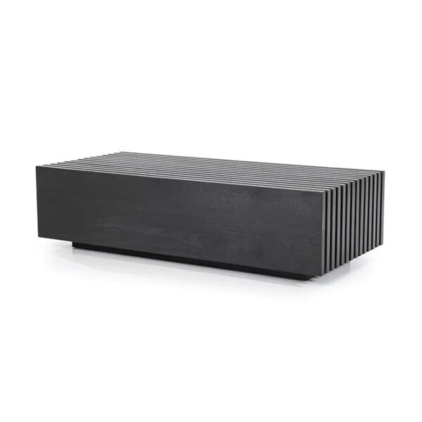 Exon Solid Wood Fluted Coffee Table - Image 7