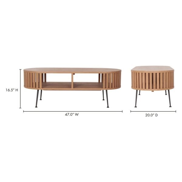 Wyan Solid Wood Storage Coffee Table - Image 7