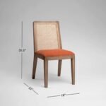 Fegi Solid Wood Rattan Dining Chair - Image 7