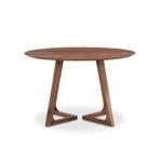 Weston Solid Wood Round Modern 4-Seater Dining Table - Image 8