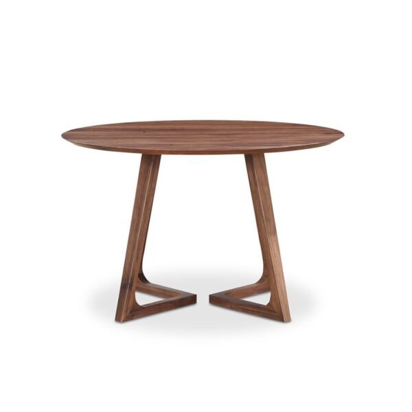 Weston Solid Wood Round Modern 4-Seater Dining Table - Image 8