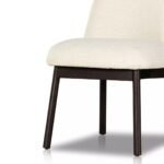 Harry Solid Wood Armless Upholstered Dining Chair - Image 7