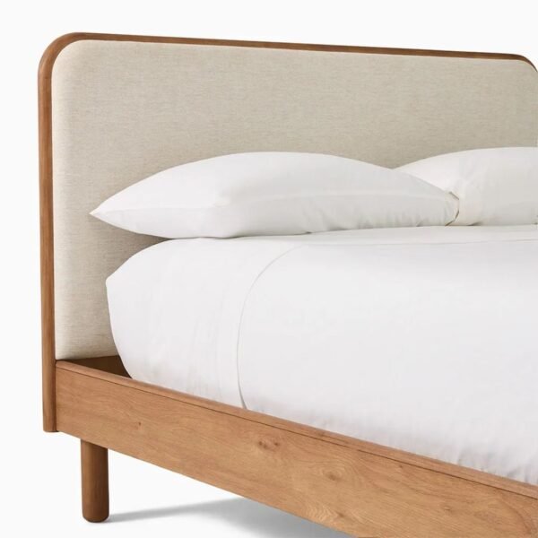 Silo Modern Solid Wood Upholstered Bed - Image 6