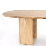 Joro Solid Wood Modern 8-10 Seater Dining Table - Image 8