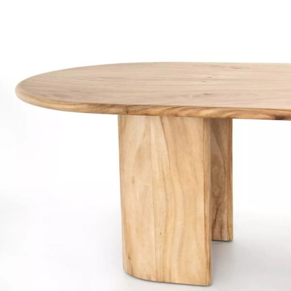 Joro Solid Wood Modern 8-10 Seater Dining Table - Image 8