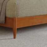Ciko Mid-Century Solid Wood Platform Bed - Image 4