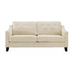 Waza Upholstered Fabric 3-Seater Slope Arm Sofa - Image 3