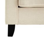 Waza Upholstered Fabric 3-Seater Slope Arm Sofa - Image 7