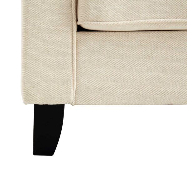 Waza Upholstered Fabric 3-Seater Slope Arm Sofa - Image 7