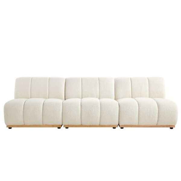Mazi 3-Seater Upholstered Sofa - Image 3