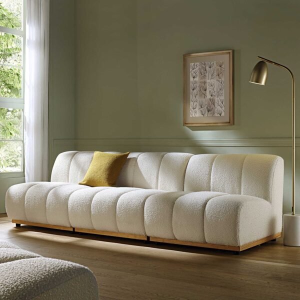 Mazi 3-Seater Upholstered Sofa - Image 1