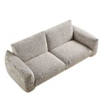 Dami 3-Seater Upholstered Sofa - Image 4