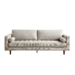 Hola 3-Seater Upholstered Sofa - Image 3