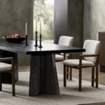 Frost Luxury Solid Wood 6-8 Seater Dining Table - Image 2