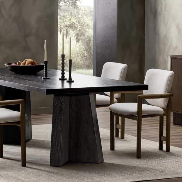Frost Luxury Solid Wood 6-8 Seater Dining Table - Image 2