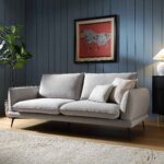 Kabi Upholstered Fabric 3-Seater Sofa - Image 2