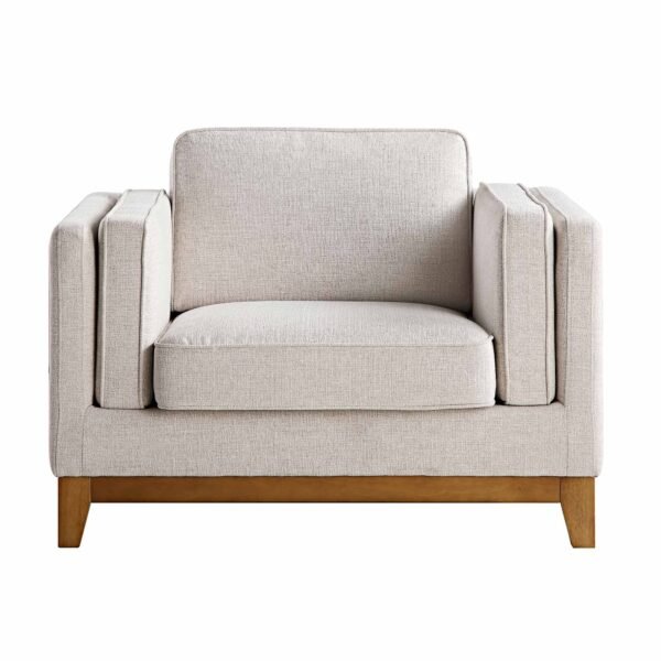 Habi Upholstered Fabric Sofa, 1-Seater - Image 3