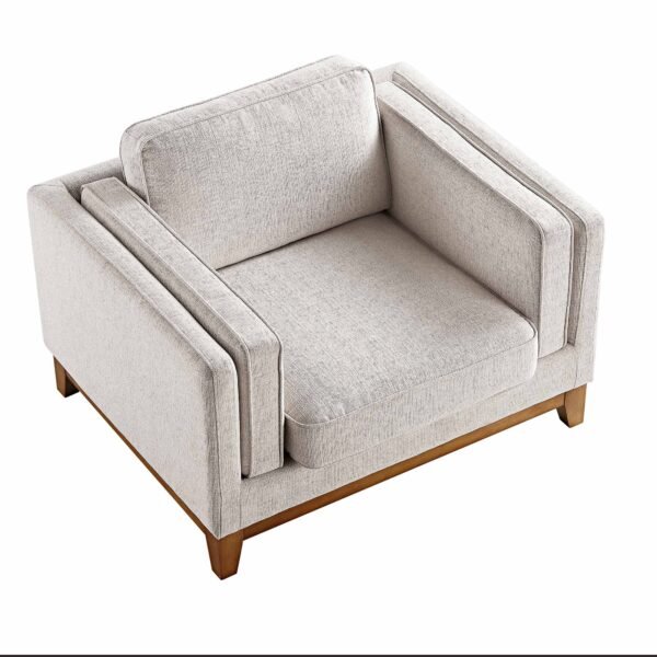 Habi Upholstered Fabric Sofa, 1-Seater - Image 4
