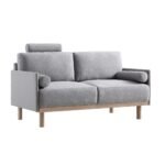 Mari Upholstered Fabric 2-Seater Sofa - Image 7