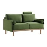 Mari Upholstered Fabric 2-Seater Sofa - Image 10