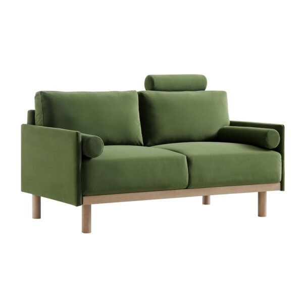 Mari Upholstered Fabric 2-Seater Sofa - Image 10