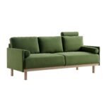 Mari Upholstered Fabric 3-Seater Sofa - Image 10