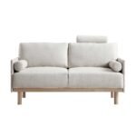 Mari Upholstered Fabric 2-Seater Sofa - Image 3