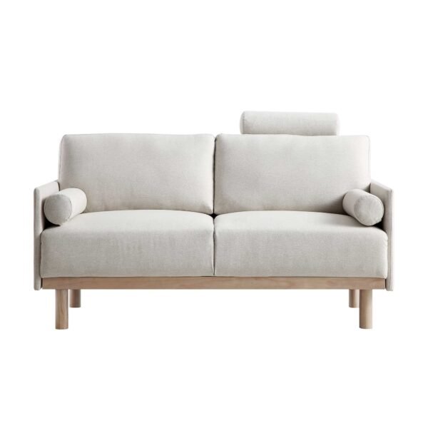 Mari Upholstered Fabric 2-Seater Sofa - Image 3