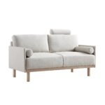 Mari Upholstered Fabric 2-Seater Sofa - Image 6