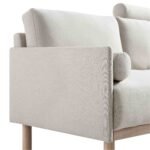 Mari Upholstered Fabric 2-Seater Sofa - Image 5