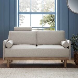 Mari Upholstered Fabric 2-Seater Sofa