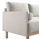 Mari Upholstered Fabric 3-Seater Sofa - Image 5