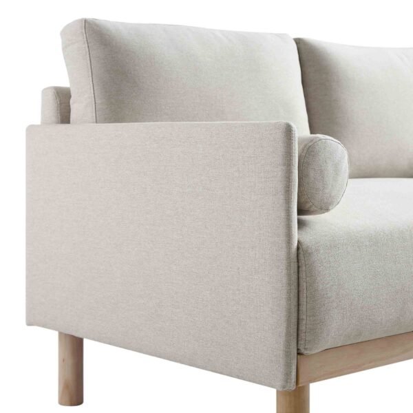 Mari Upholstered Fabric 3-Seater Sofa - Image 5