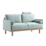 Mari Upholstered Fabric 2-Seater Sofa - Image 8