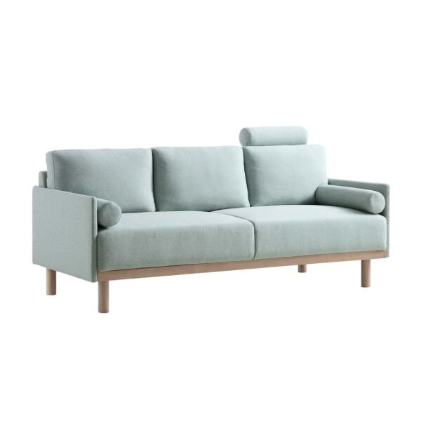 Mari Upholstered Fabric 3-Seater Sofa - Image 8