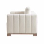 Dapi Beige Boucle 2-Seater Sofa With Wooden Base - Image 5