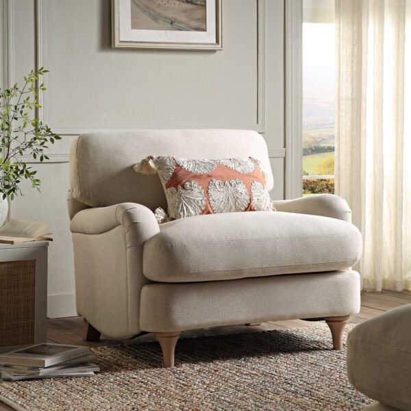 Wabi Upholstered Fabric Sofa, 1-Seater - Image 1