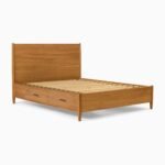 Deko Solid Wood Platform Bed with Storage - Image 7