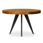 Kerq Solid Wood Round Dining Table - Image 3