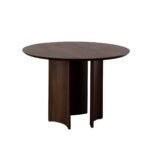 Fred Modern Round Solid Wood Dining Table - Image 9