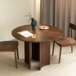 Fred Modern Round Solid Wood Dining Table